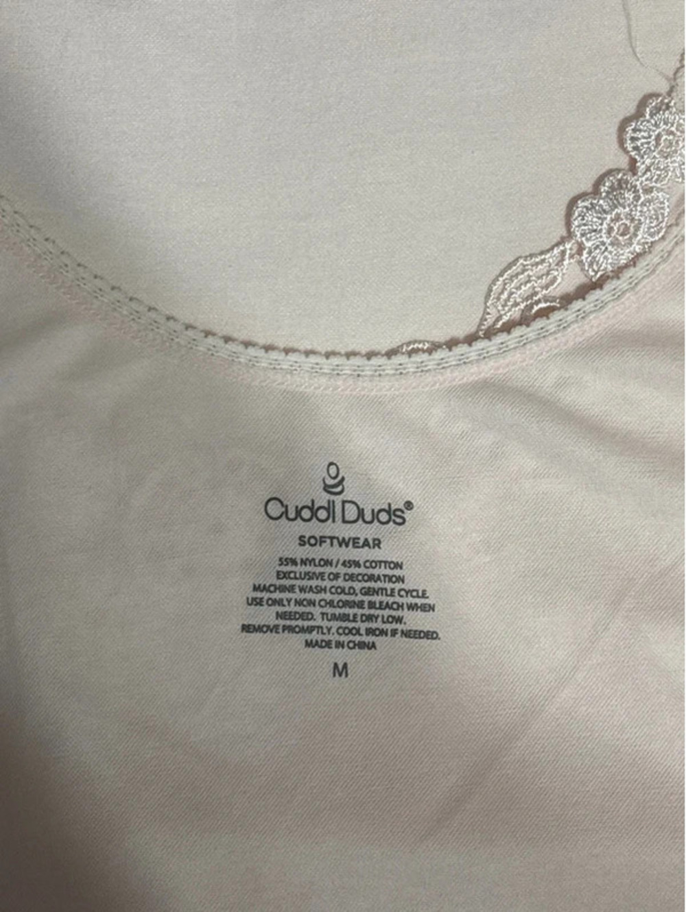Cuddl Duds woman’s top Size M - Picture 5 of 5